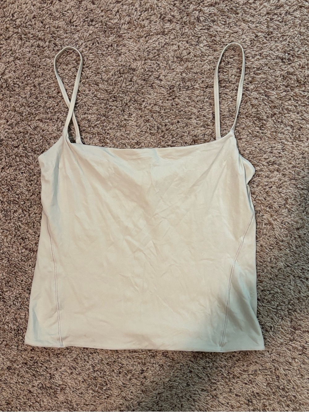 lululemon athletica Cream Spaghetti Strap Cami